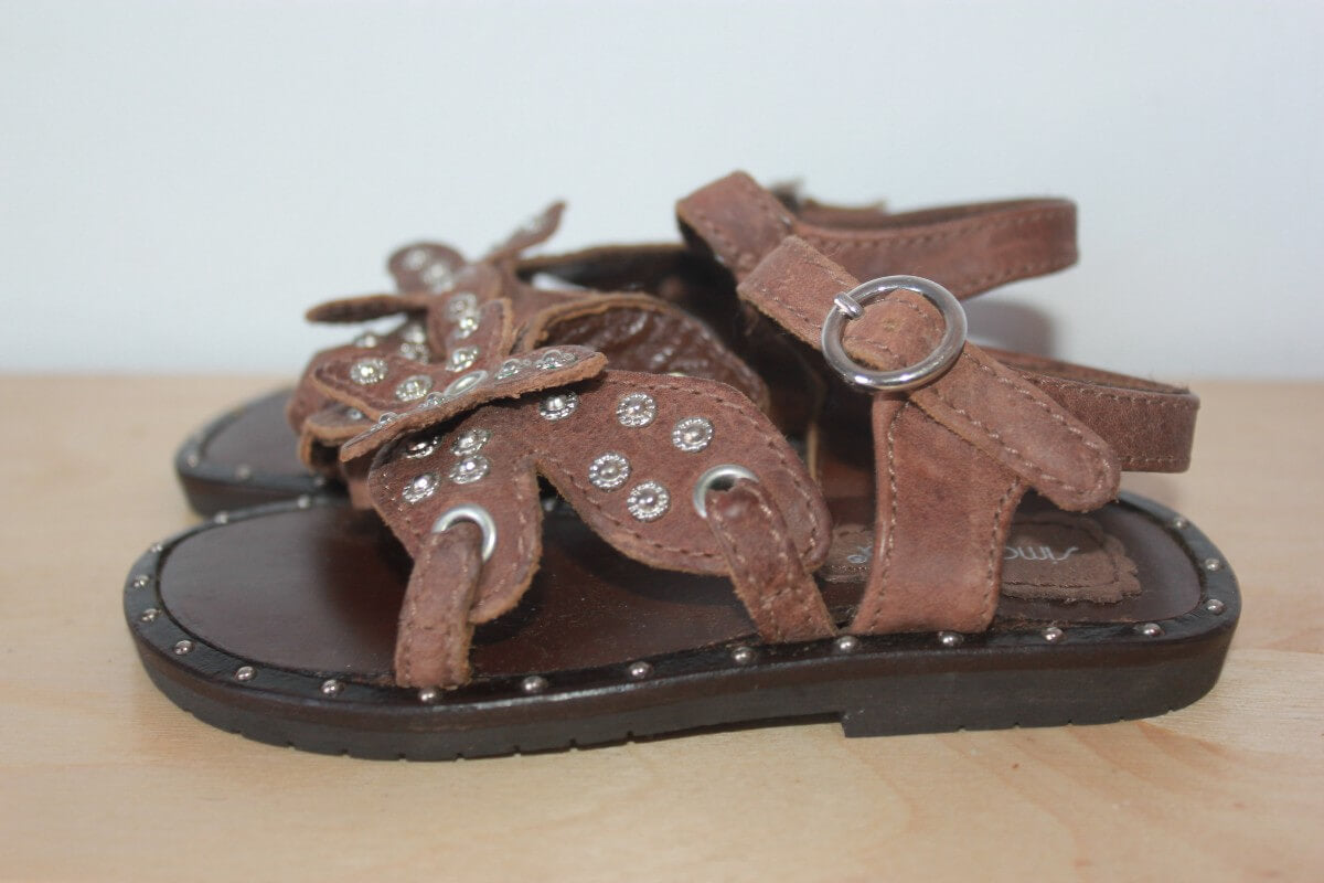 bruine-leren-sandalen-maat-22-meisje-simonetta