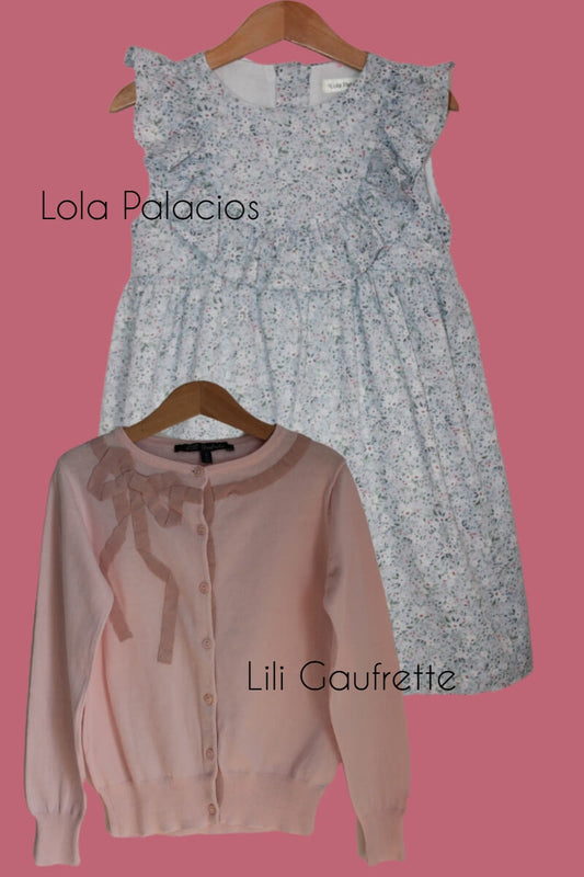 tweedehands setje lola palacios lili gaufrette maat 128