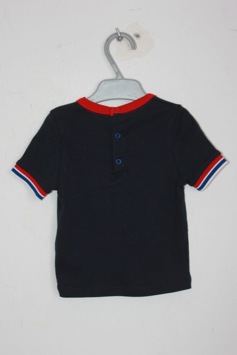 donkerblauw-shirt-korte-mouwen-zeilboot-maat-74-baby-petit-bateau