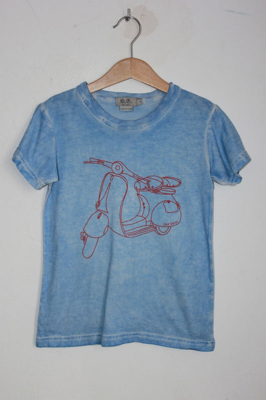 blauw t-shirt met korte mouwen maat 122 van jose varon