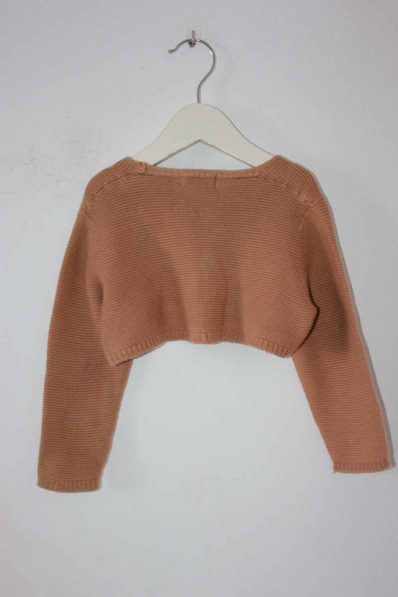 tweedehands-camel-bolero-vest-maat-80-baby-meisje-condor