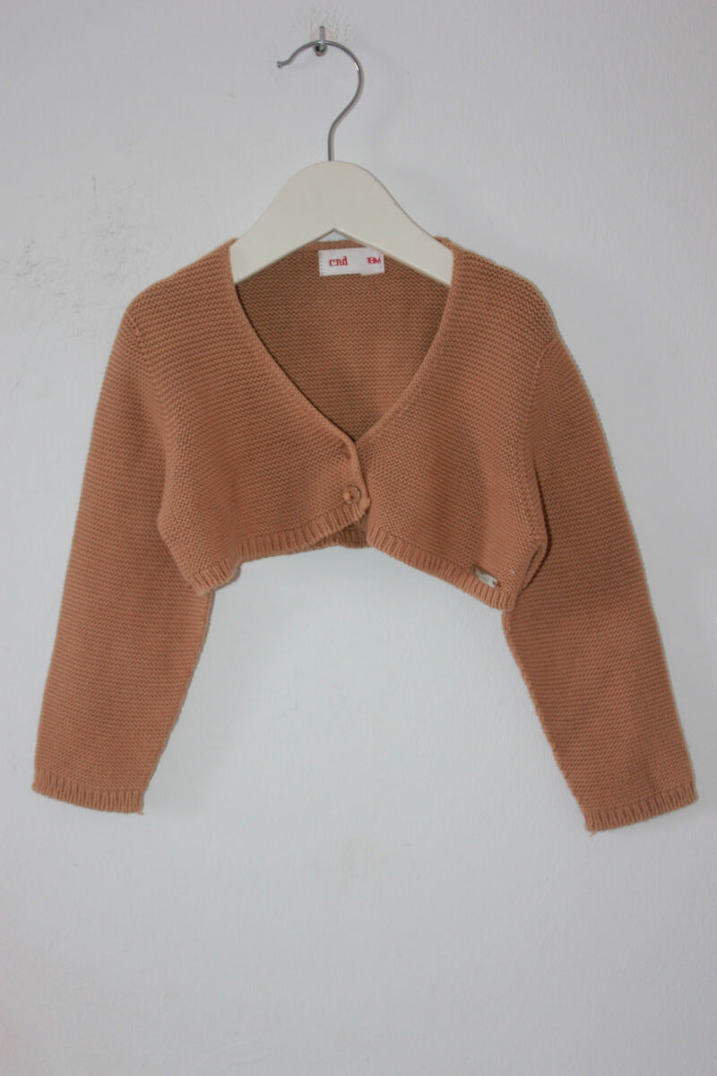 tweedehands-camel-bolero-vest-maat-80-baby-meisje-condor