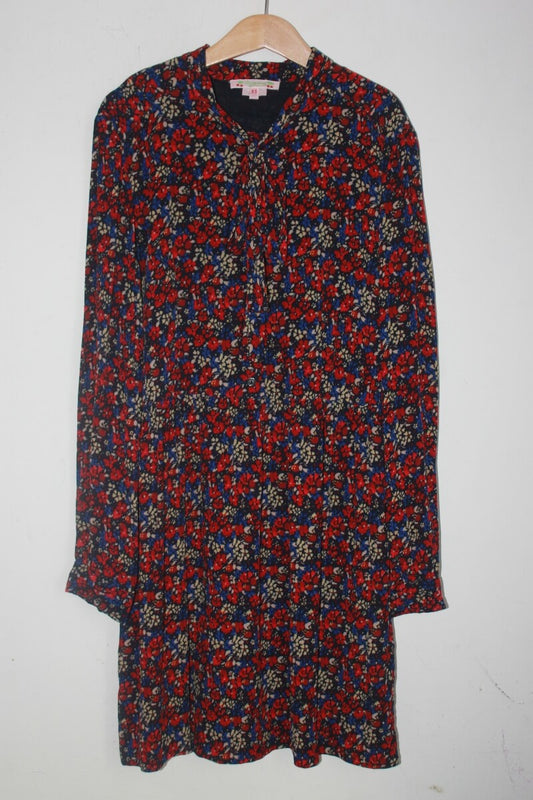 tweedehands liberty jurk in multicolour met lange mouwen van bonpoint maat 152
