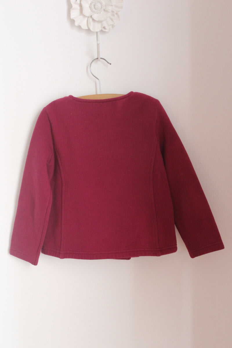 tweedehands cyclaam vest in maat 116 voor een meisje van cyrillus