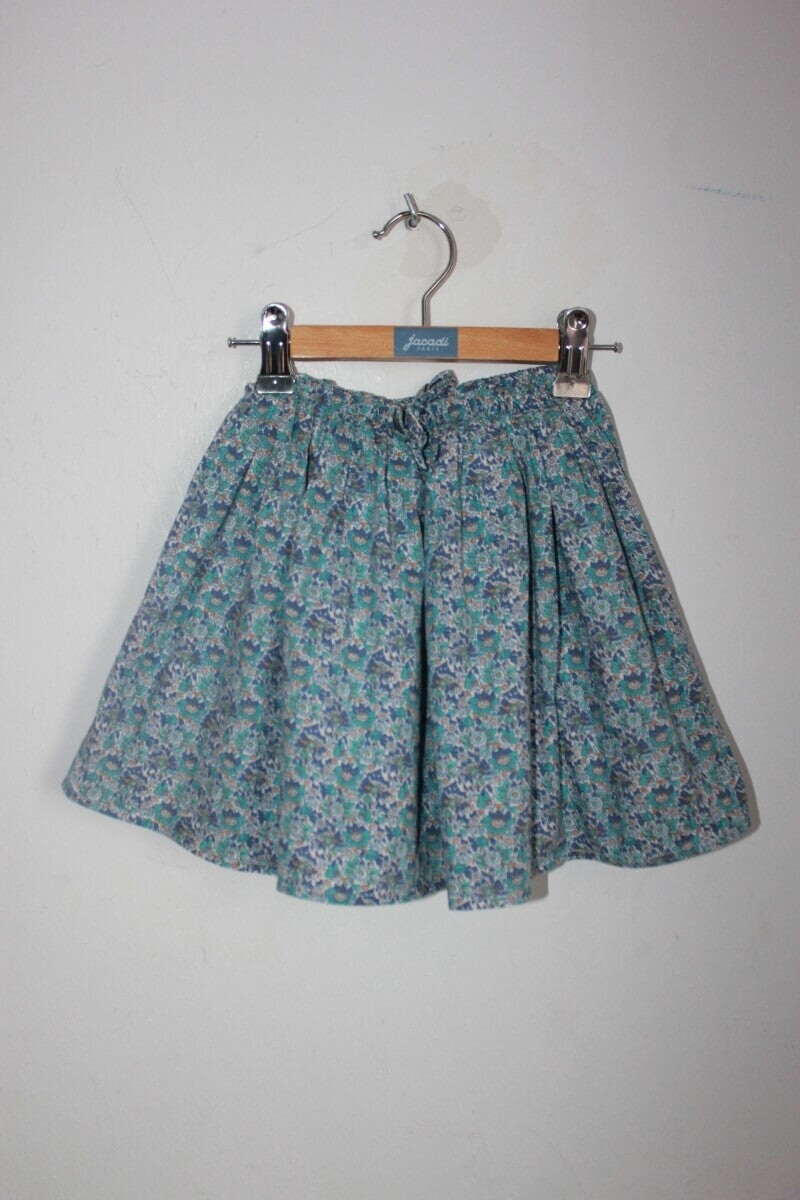 tweedehands katoenen zomerse gebloemde rok in multicolour, maat 110 van little cigogne