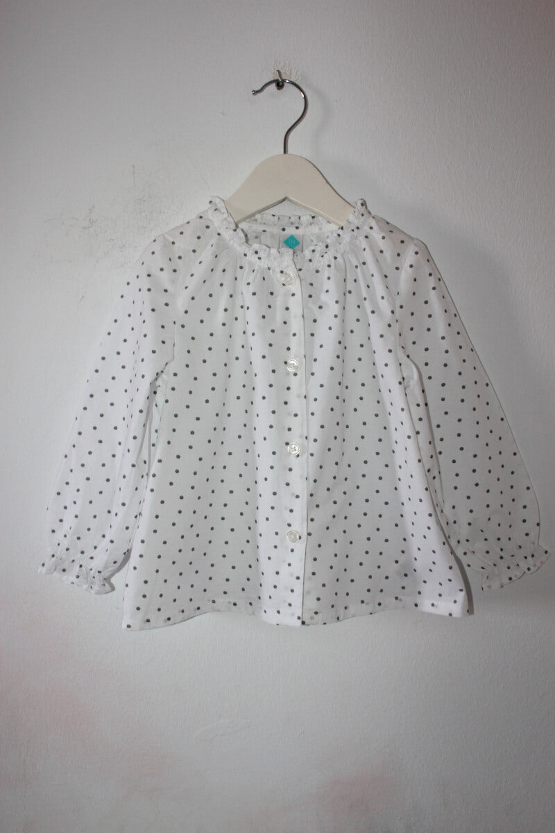 witte-blouse-grijze-stipjes-lange-mouwen-maat-86-baby-meisje-tex