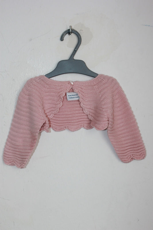 tweedehands roze kort vestje maat 62 van Carmen Taberner