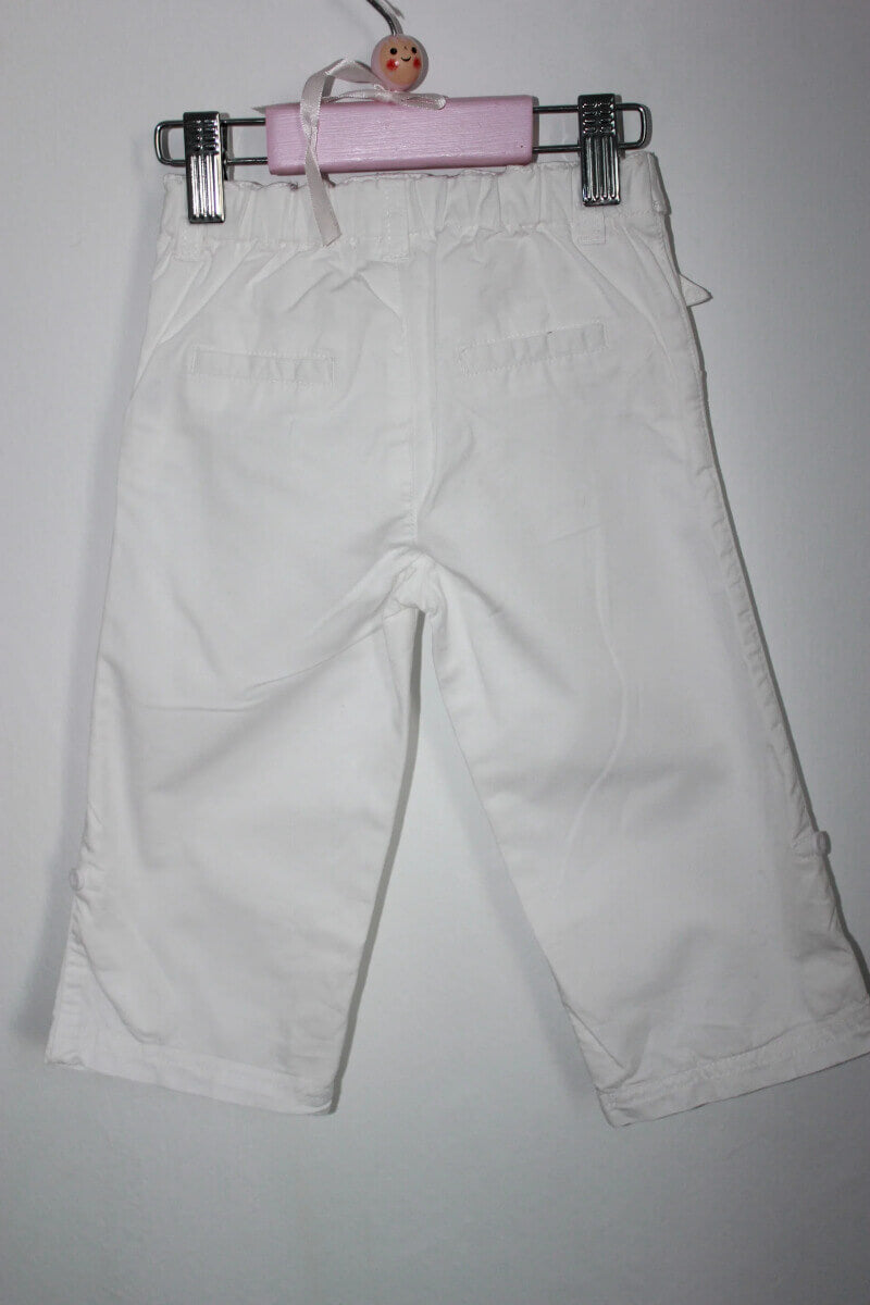 tweedehands-witte-zomerse-lange-broek-maat-80-baby-meisje-boutchou