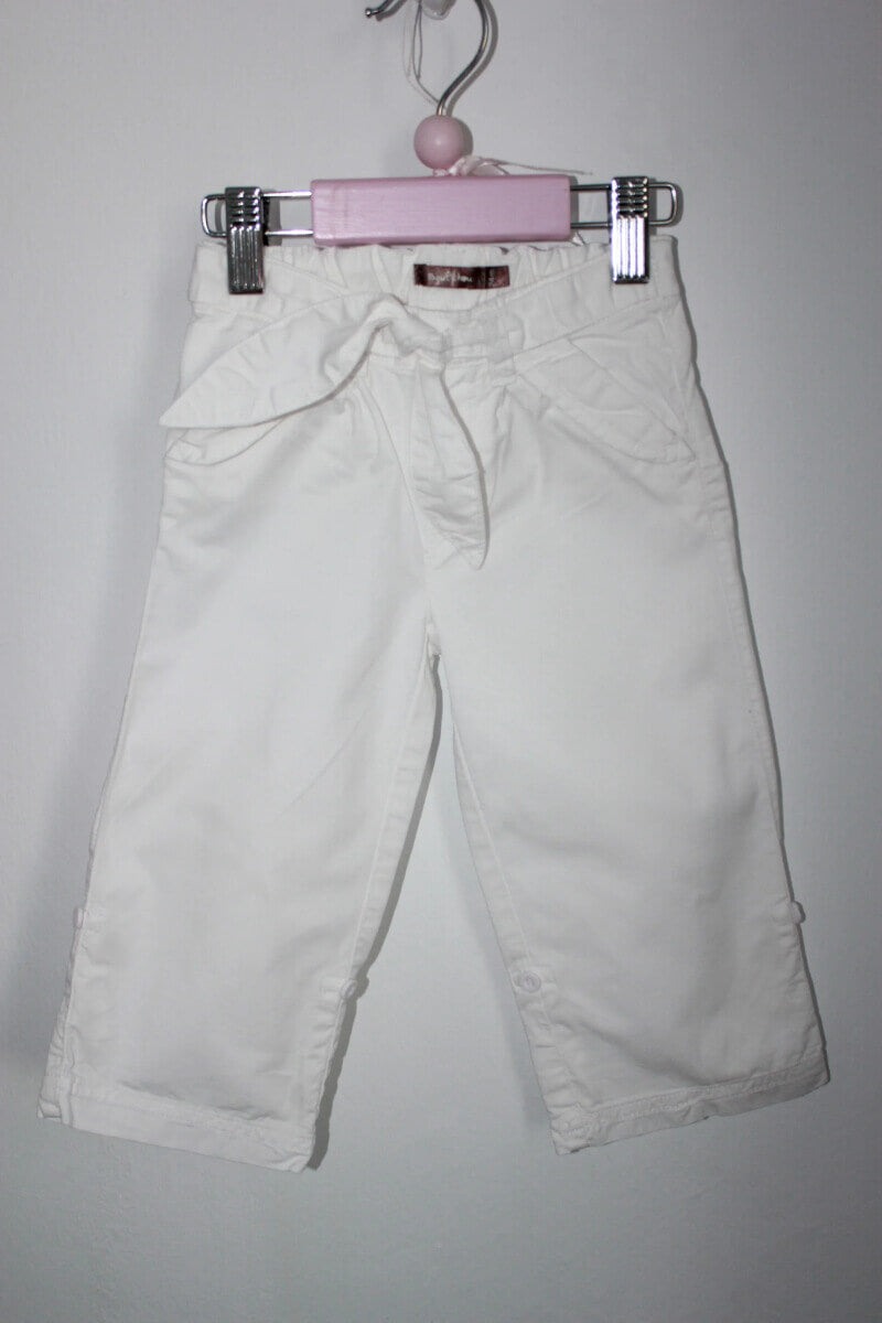 tweedehands-witte-zomerse-lange-broek-maat-80-baby-meisje-boutchou