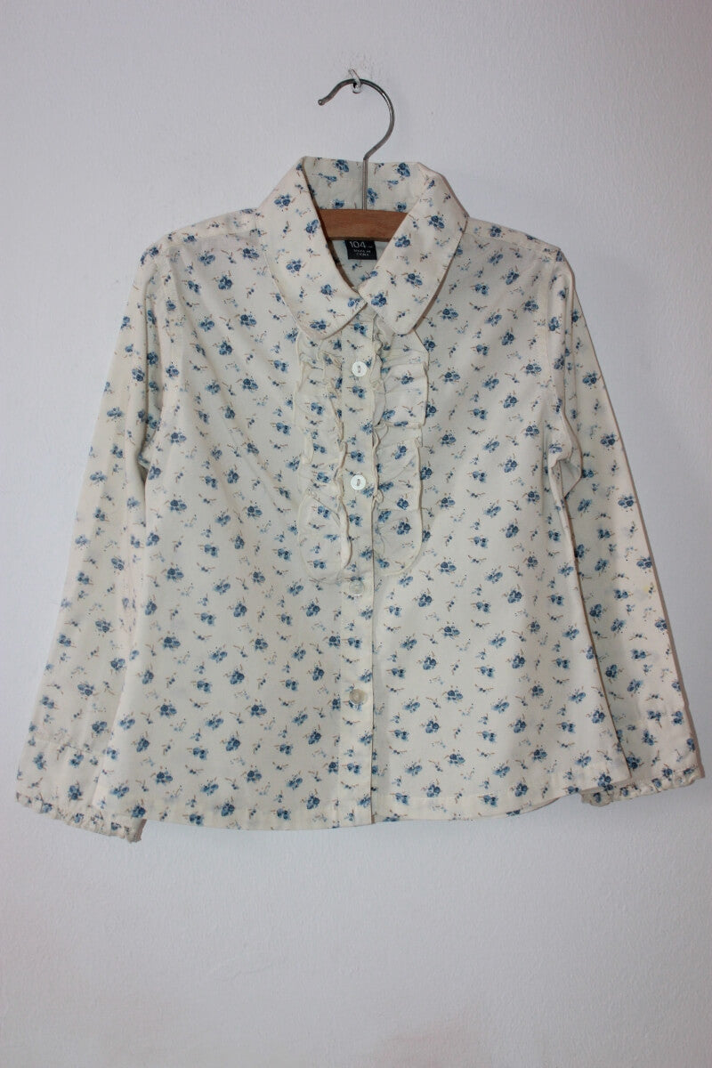 tweedehands-gebloemde-blouse-volants-lange-mouwen-maat-104-meisje-zara