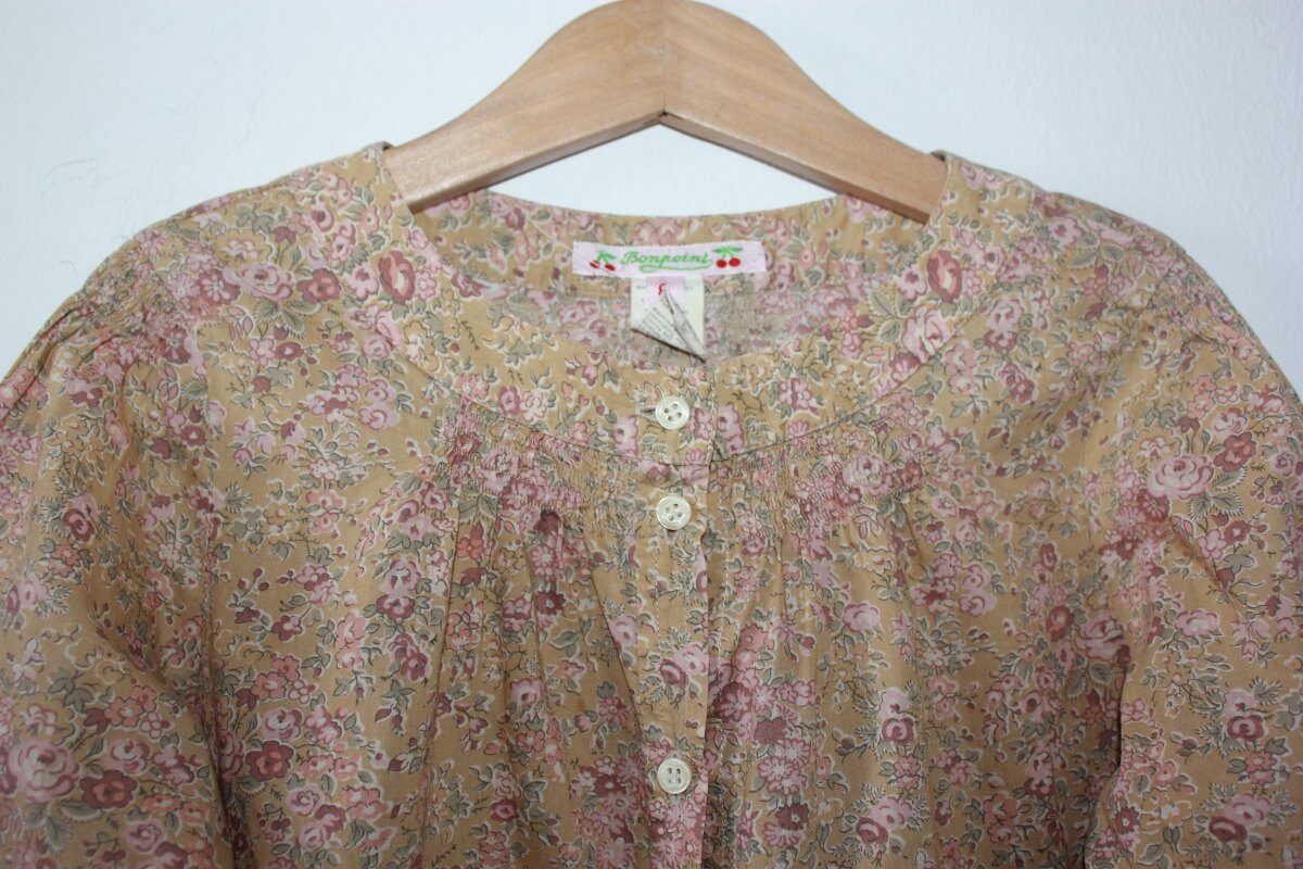 tweedehands liberty blouse in multicolour met lange mouwen in maat 122-128 van bonpoint