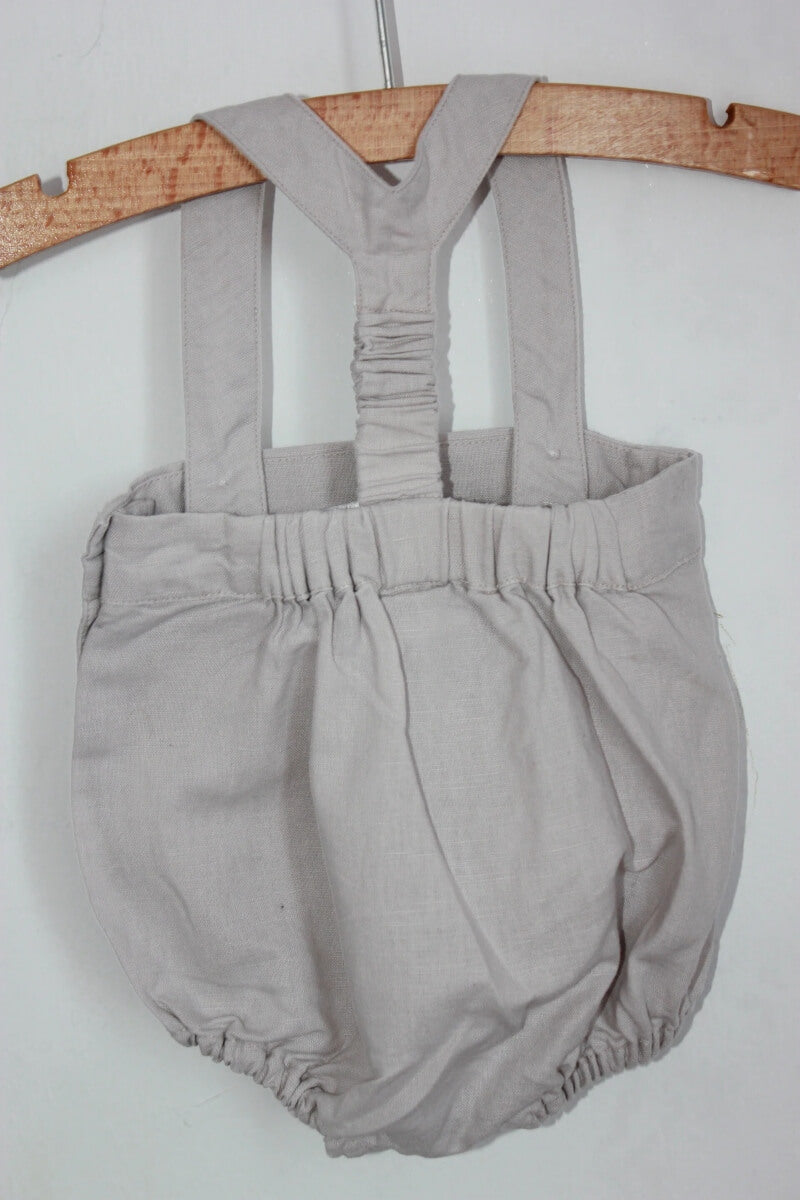 tweedehands-beige-linnen-kort-pakje-unisex-maat-56-baby-cyrillus