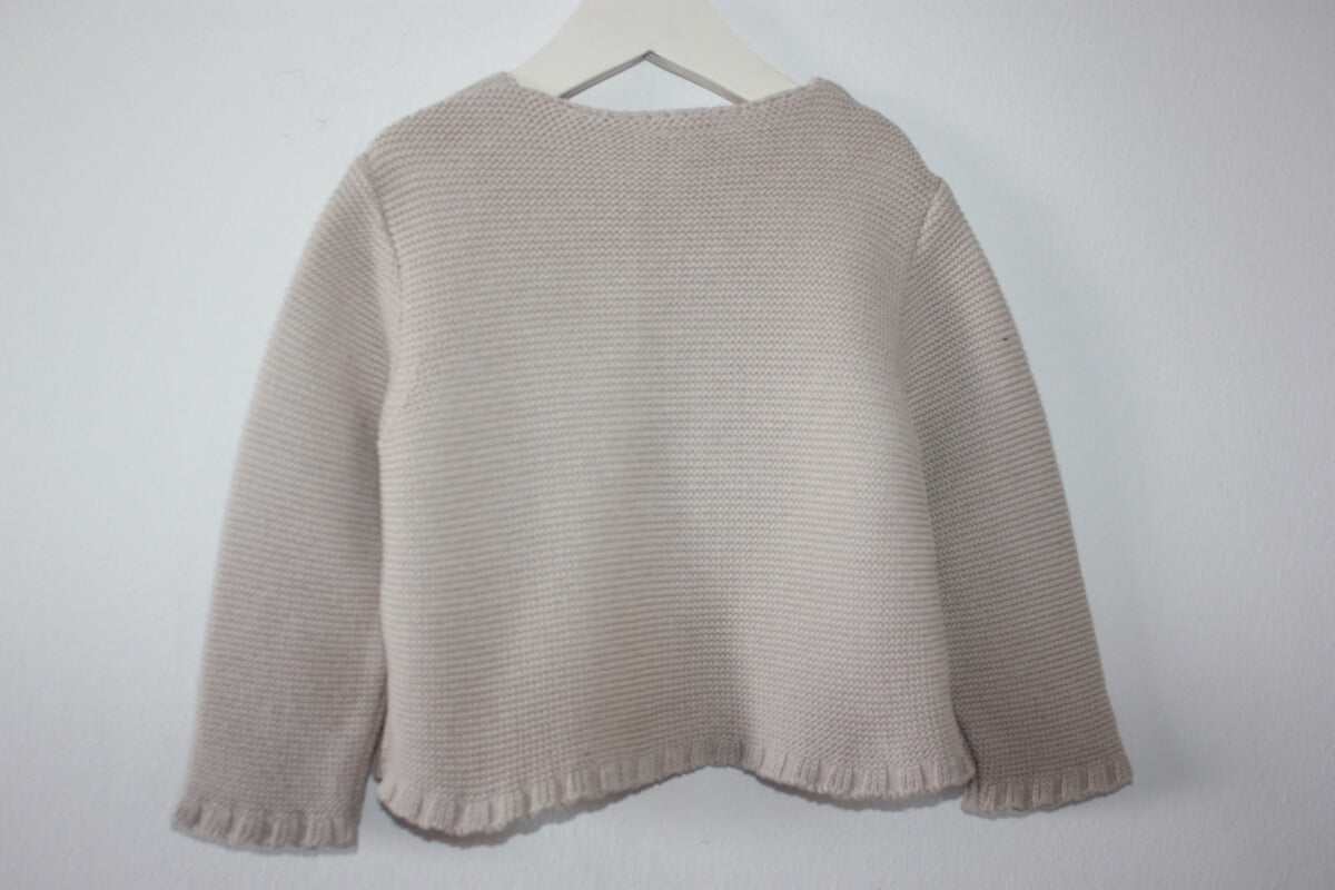 tweedehands-beige-vest-maat-74-baby-meisje-rosita