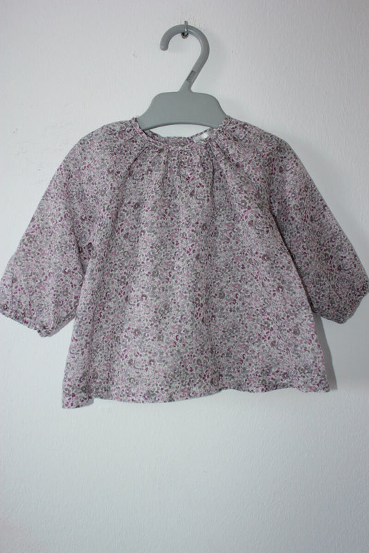 tweedehands-gebloemde-blouse-multicolour-lange-mouwen-maat-68-baby-meisje-boutchou