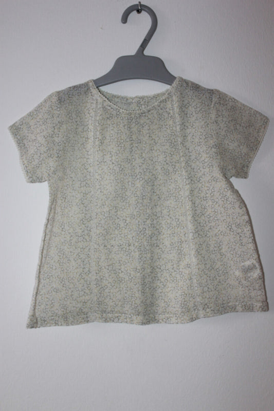 tweedehands-zomerse-blouse-pasteltinten-korte-mouwen-maat-74-baby-meisje-boutchou