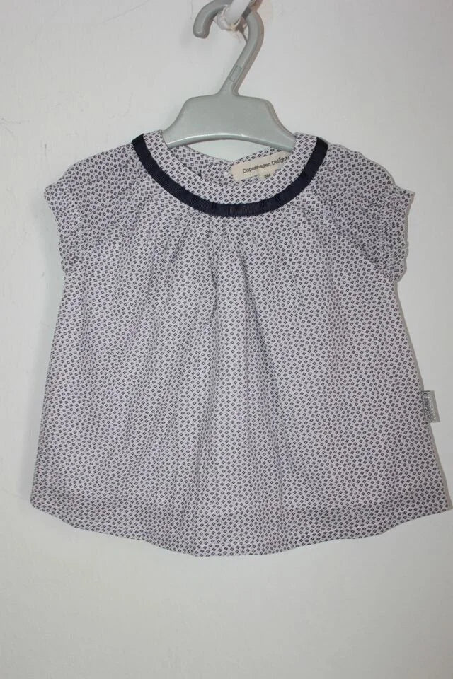 tweedehands-donkerblauw-witte-blouse-korte-mouwen-maat-62-baby-meisje-copenhagen-delights