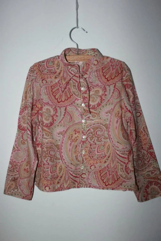 tweedehands-blouse-multicolour-lange-mouwen-paisley-motief-maat-116-meisje-gocco