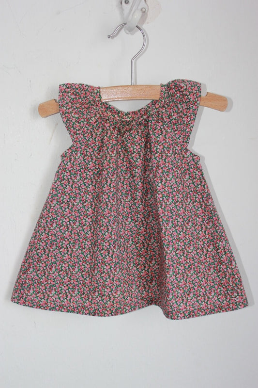 tweedehands-zomerse-gebloemde-blouse-korte-mouwen-maat-68-natalys