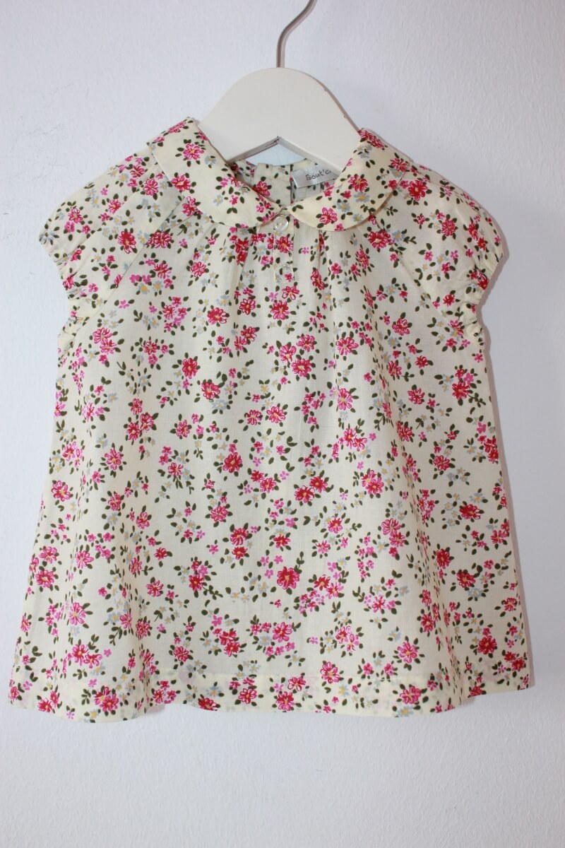 zomerse-gebloemde-blouse-korte-mouwen-maat-68-baby-meisje-boutchou