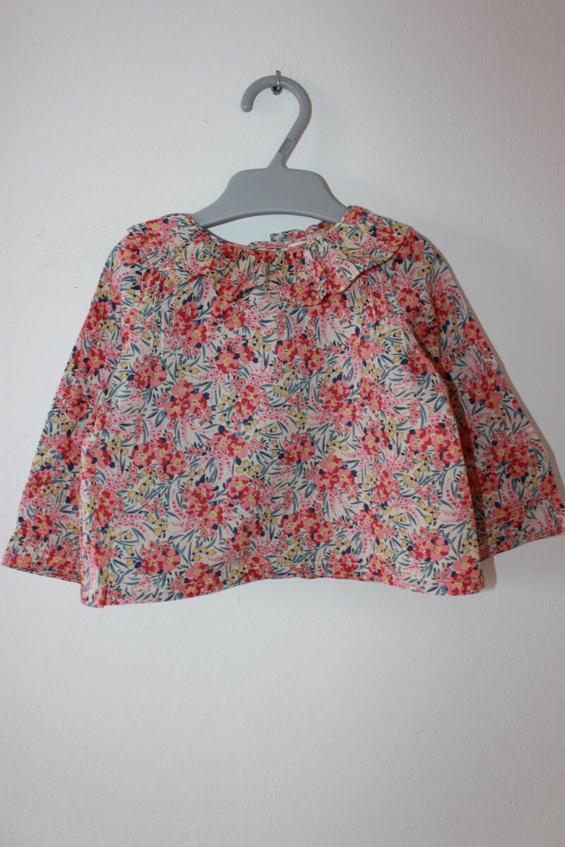 tweedehands-liberty-blouse-multicolour-lange-mouwen-volantkraagje-maat-68-baby-meisje-gocco