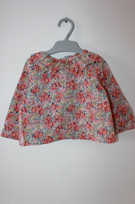 tweedehands-liberty-blouse-multicolour-lange-mouwen-volantkraagje-maat-68-baby-meisje-gocco