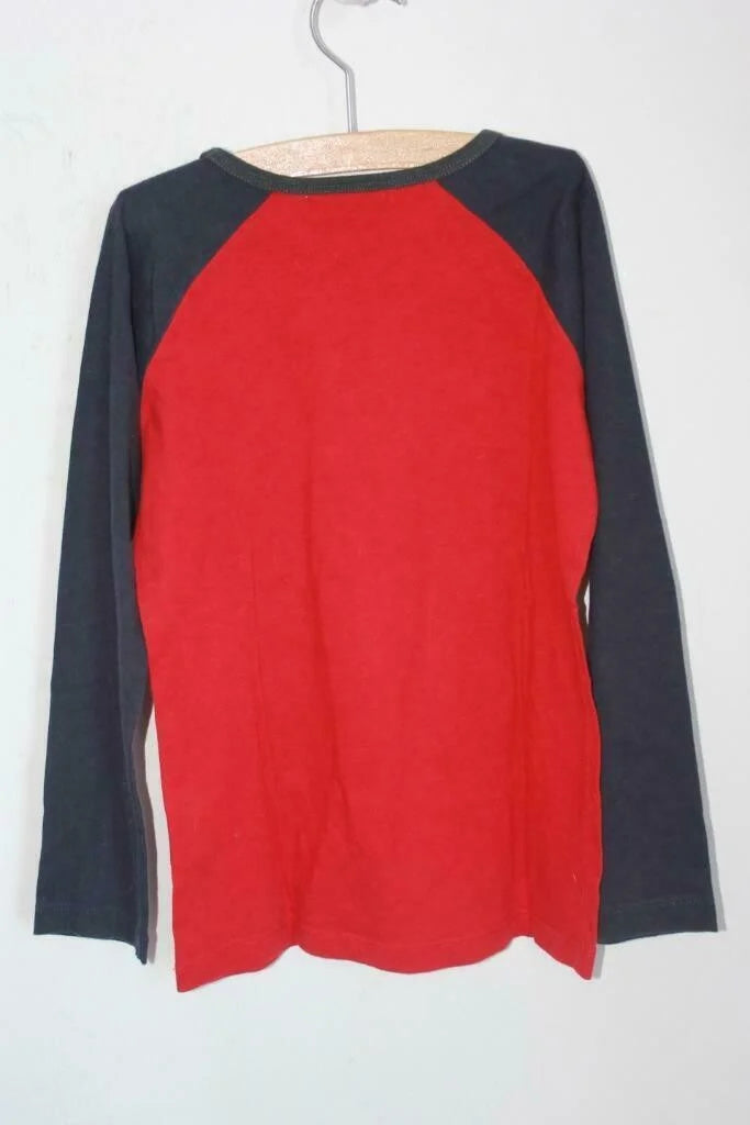 bonpoint-longsleeve-rood-blauw-gameconsole-maat-110