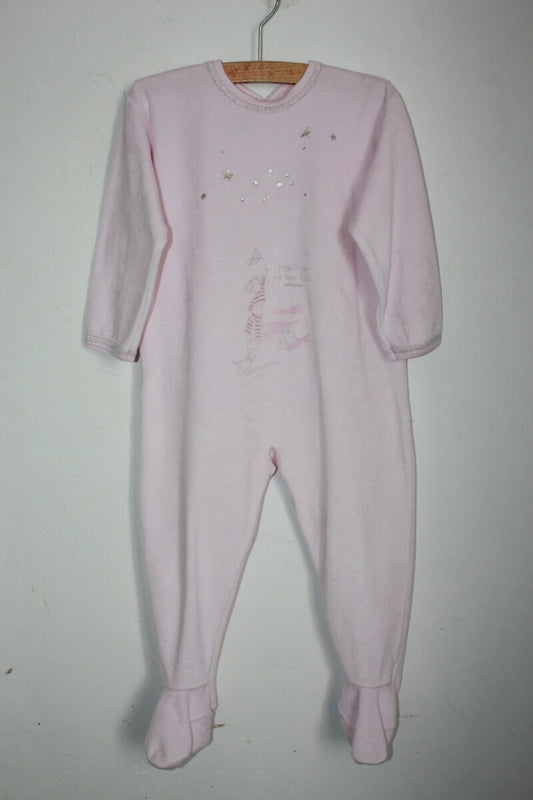 tweedehands-roze-velours-boxpakje-maat-86-petit-bateau