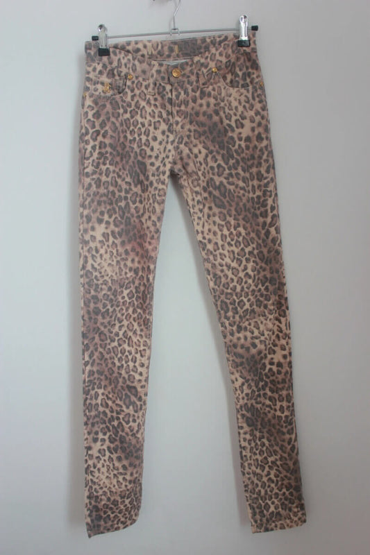 tweedehands-broek-luipaardprint-maat-152-meisje-roberto-cavalli