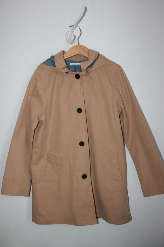 tweedehands-camel-trenchcoat-maat-140-monoprix