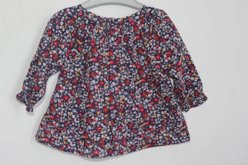 tweedehands-gebloemde-blouse-lange-mouwen-baby-meisje-boutchou-maat-62