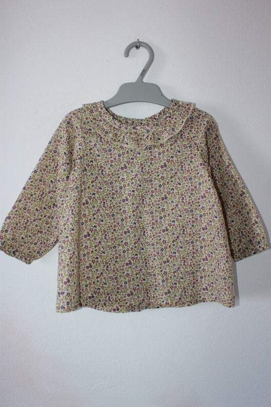 tweedehands-blouse-gebloemd-lange-mouwen-volantkraagje-maat-68-baby-meisje-canada-house