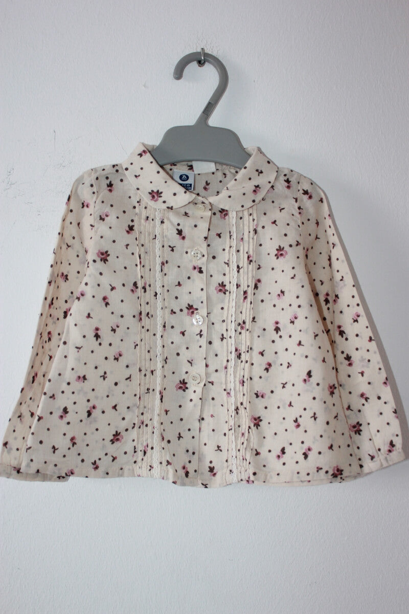 tweedehands-gebloemde-blouse-multicolour-lange-mouwen-maat-68-zara-baby-meisje