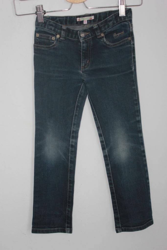 tweedehands-donkerblauwe-jeans-maat-110-meisje-bonpoint