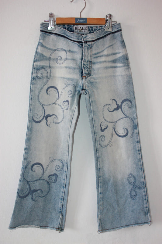 tweedehands-jeans-geborduurd-maat-116-meisje-braez