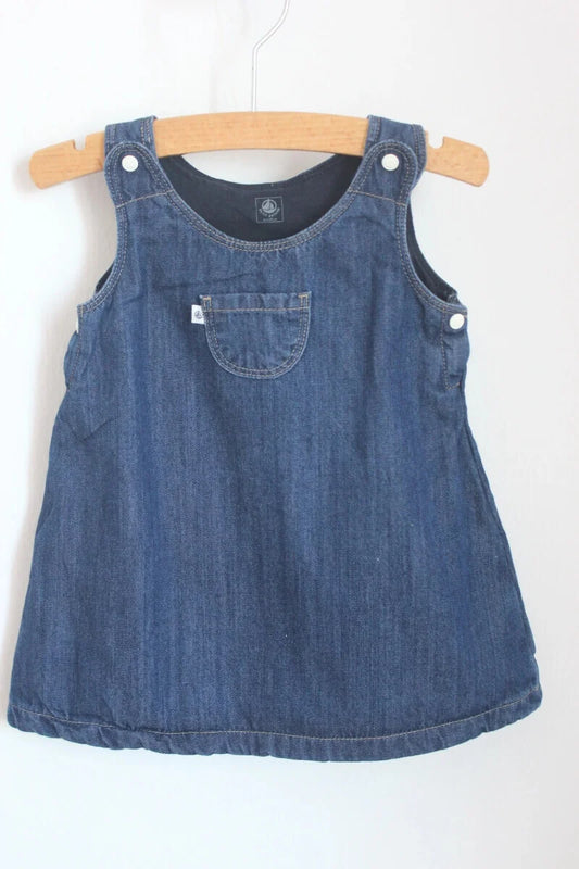 tweedehands-mouwloos-jeans-jurkje-maat-68-petit-bateau