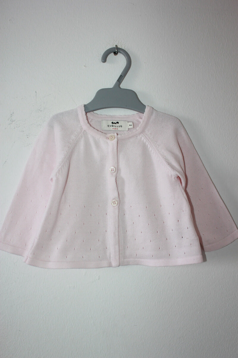 tweedehands-lichtroze-vest-maat-68-baby-meisje-cyrillus