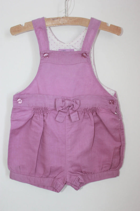 tweedehands-mauve-zomerse-korte-salopette-maat-74-baby-meisje-boutchou