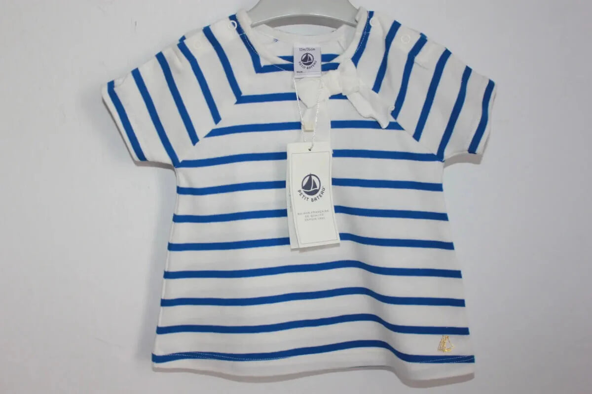 blauw-wit-gestreept-t-shirt-korte-mouwen-maat-74-baby-meisje-petit-bateau