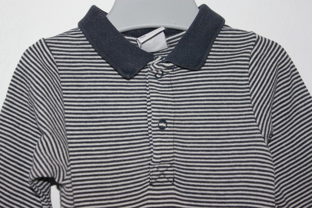 tweedehands-donkerblauw-wit-gestreept-romperpakje-lange-mouwen-maat-68-petit-bateau