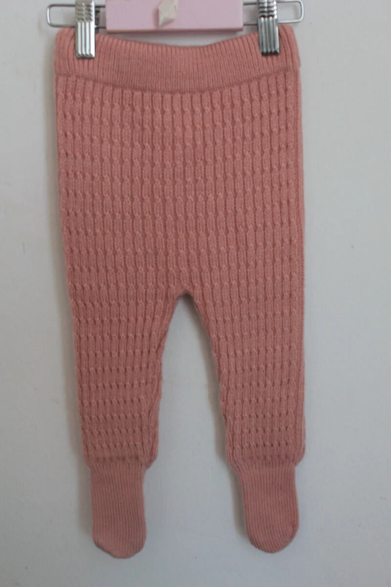 tweedehands-gebreide-roze-broek-condor-baby-meisje-maat-74