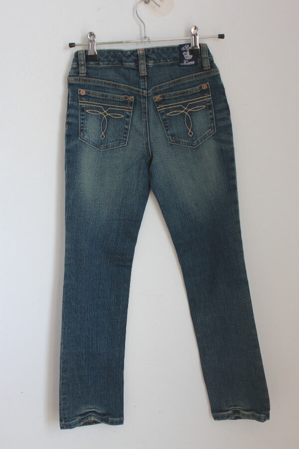 tweedehands-blauwe-jeans-maat-122-meisje-ralph-lauren