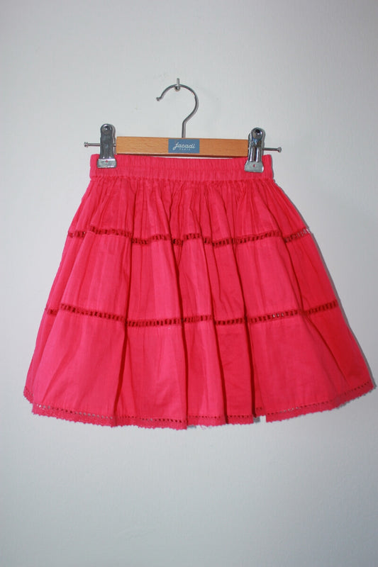 tweedehands-fuchsia-zomerse-rok-maat-92-meisje-Benetton