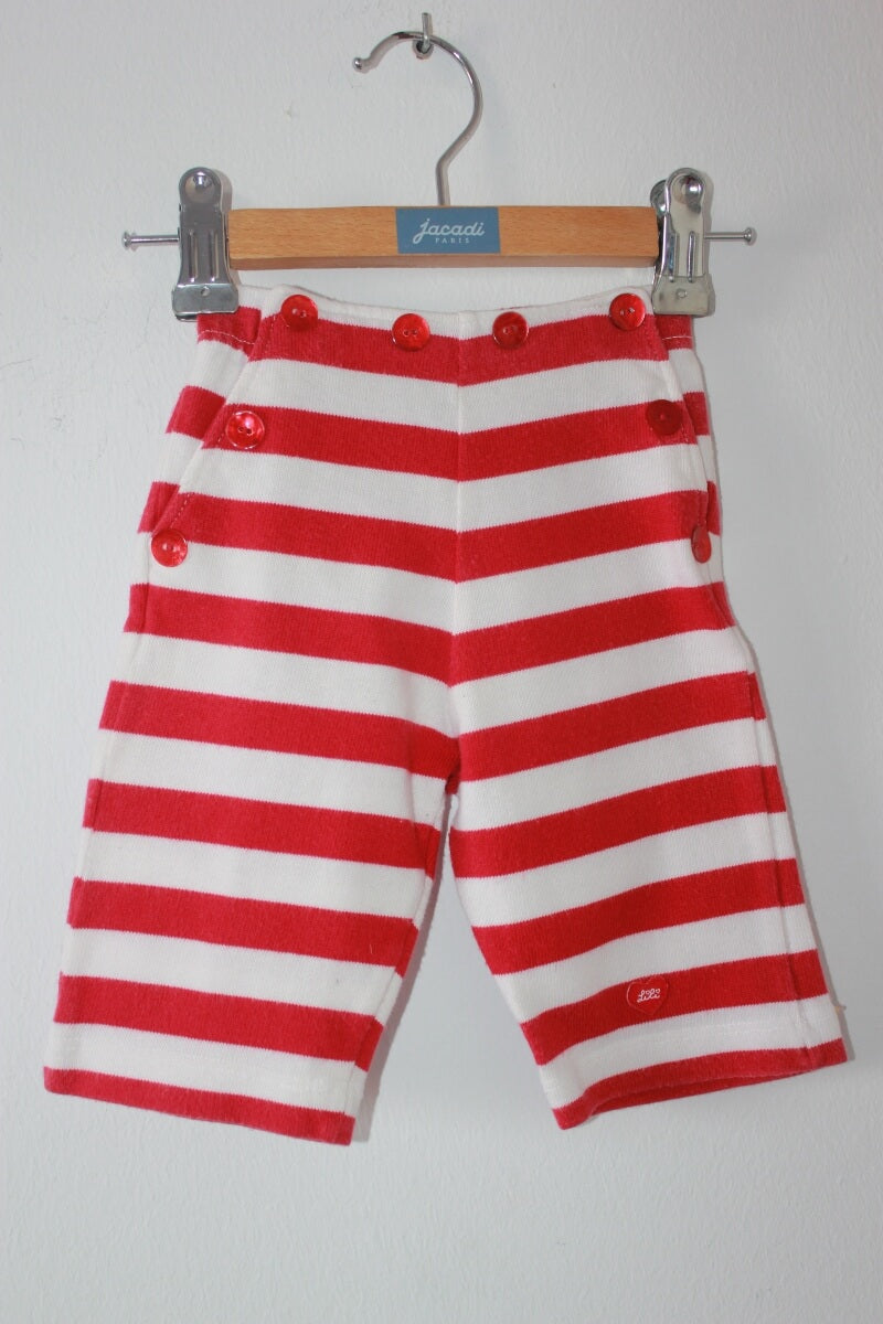 tweedehands-rood-wit-gestreepte-broek-maat-62-lili-gaufrette