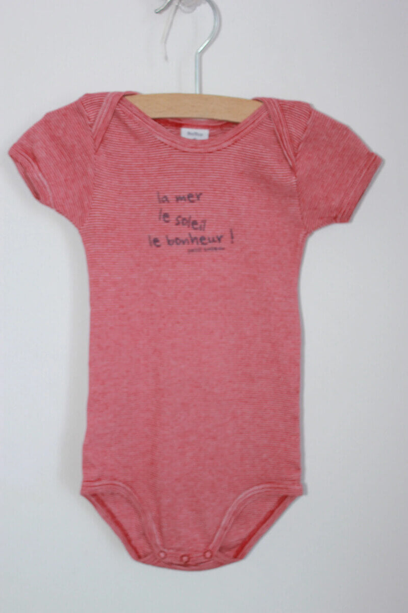 tweedehands-rood-wit-gestreepte-romper-korte-mouwen-petit-bateau-maat-80-baby