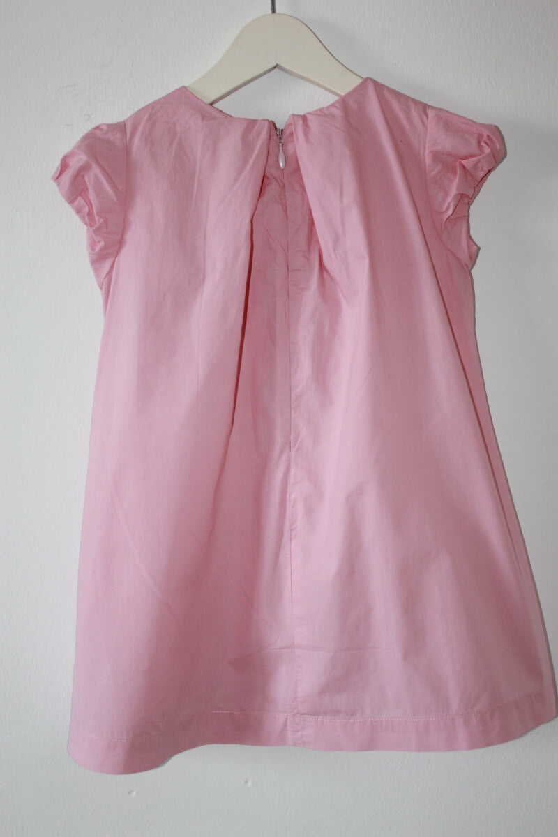 tweedehands-zomerse-roze-jurk-korte-mouwen-maat-86-baby-meisje-chloe