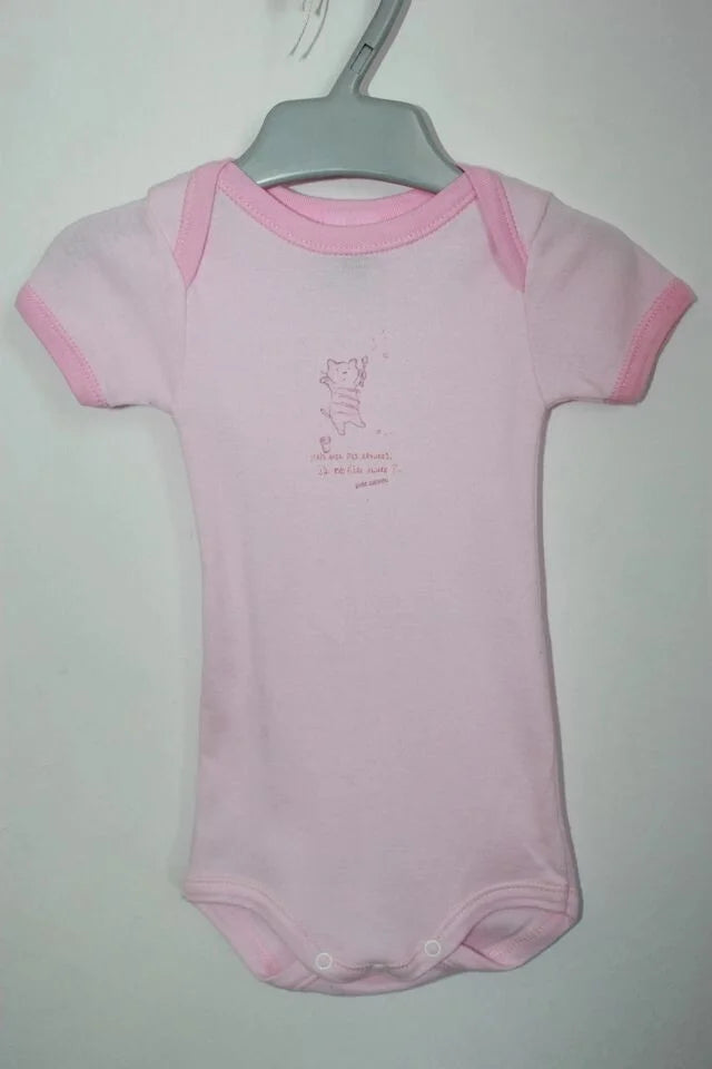 tweedehands-roze-romper-korte-mouwen-maat-62-petit-bateau