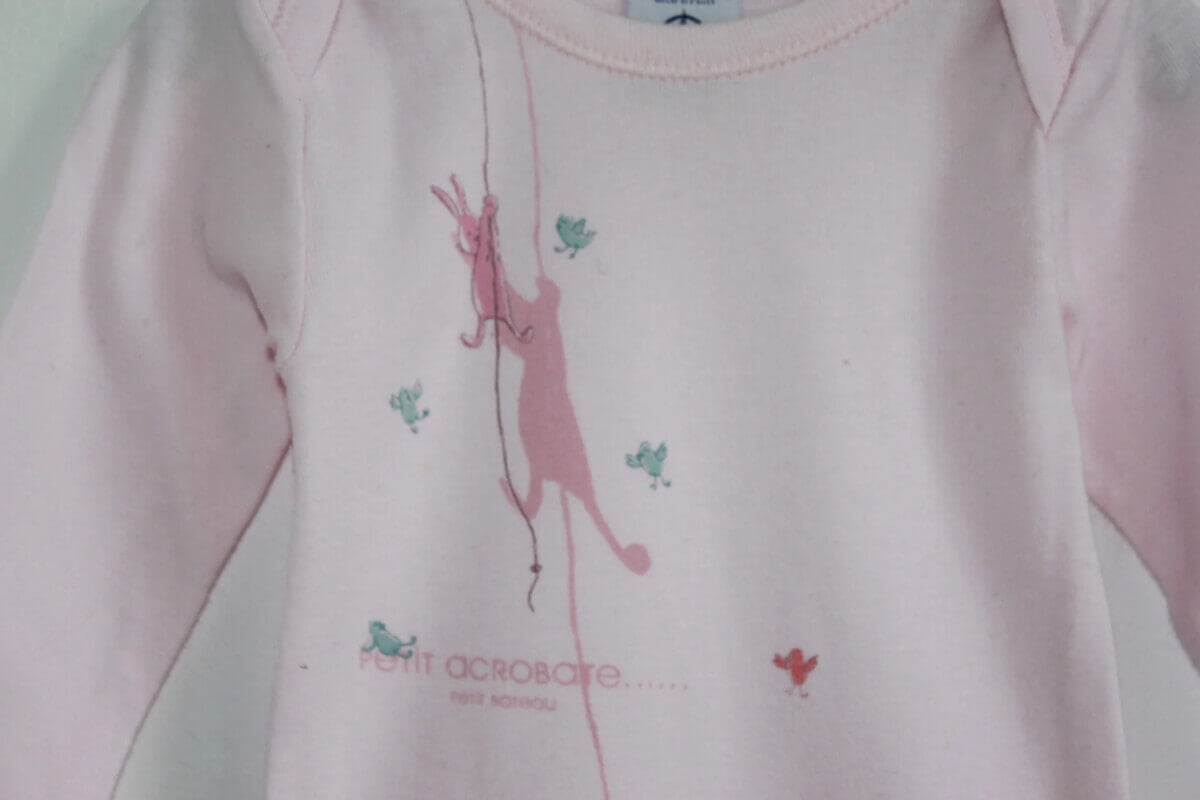 tweedehands-roze-romper-langemouwen-maat68-petitbateau