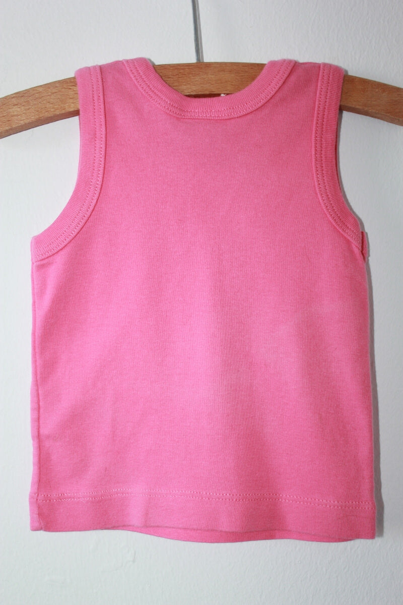 tweedehands-mouwloos-roze-shirt-baby-maat-68-petit-bateau