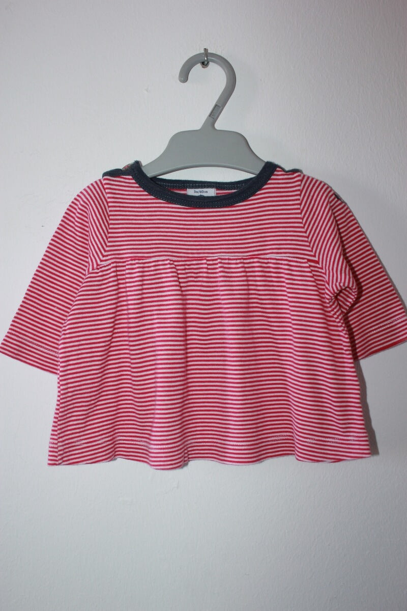 tweedehands-shirtje-streepjes-lange-mouwen-baby-meisje-petit-bateau-maat-62