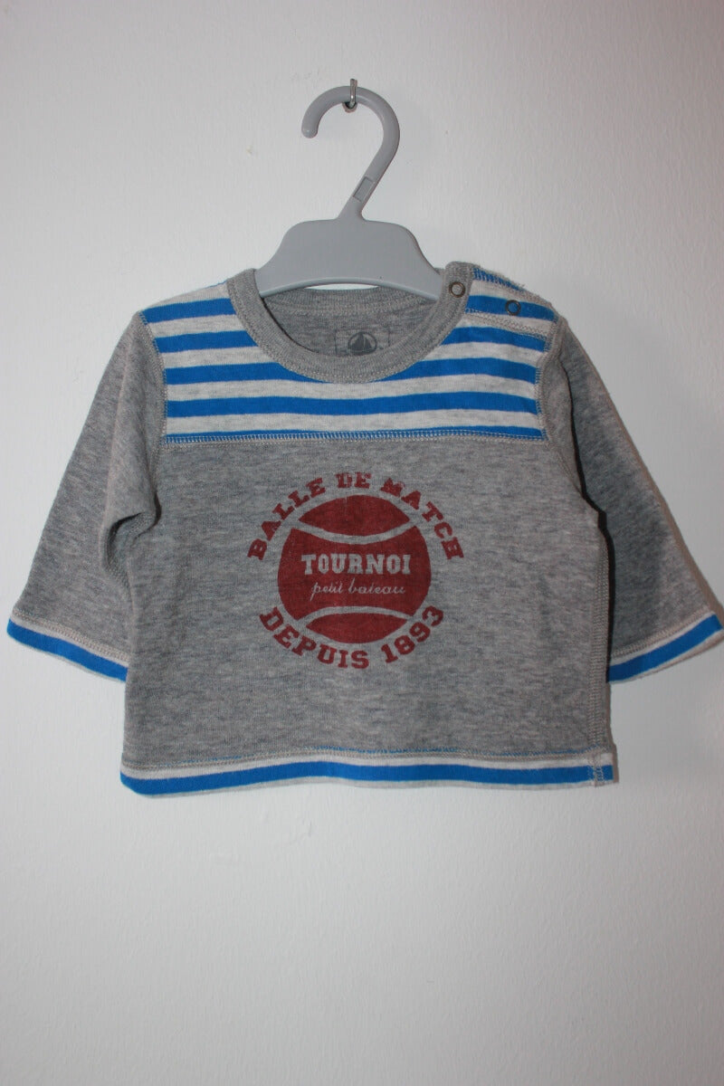 tweedehands-grijze-longsleeve-baby-jongen-maat-62-petit-bateau